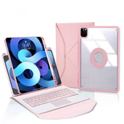 Custodia per tablet in pelle con tastiera Bluetooth Z11B-A con slot per penna, For iPad Pro 11 2021/2020/2018, For iPad Air 11 2025 / 2024 / Air 5 / Air 4, For iPad 10.2 2021/2020/2019