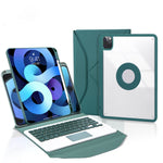 Custodia tablet in pelle con tastiera Bluetooth per iPad