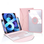 Custodia tablet in pelle con tastiera Bluetooth per iPad