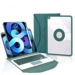 Custodia tablet in pelle con tastiera Bluetooth per iPad