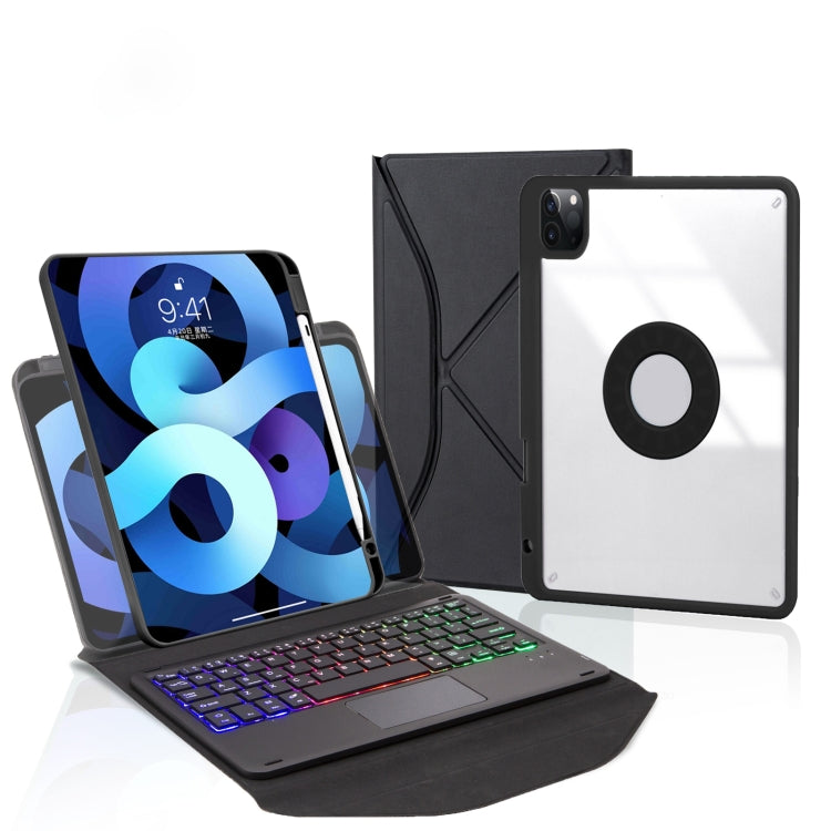 Custodia con tastiera Bluetooth e touchpad per iPad 10.2, Air 11