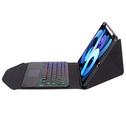 Z11B-AS Pen Slot Touchpad Retroilluminazione Tastiera Bluetooth Custodia in pelle per tablet, For iPad Pro 11 2021/2020/2018, For iPad Air 11 2025 / 2024 / Air 5 / Air 4, For iPad 10.2 2021/2020/2019