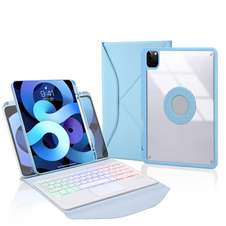 Custodia con tastiera Bluetooth e touchpad per iPad 10.2, Air 11