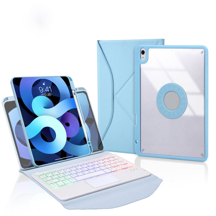Custodia con tastiera Bluetooth e touchpad per iPad 10.2, Air 11