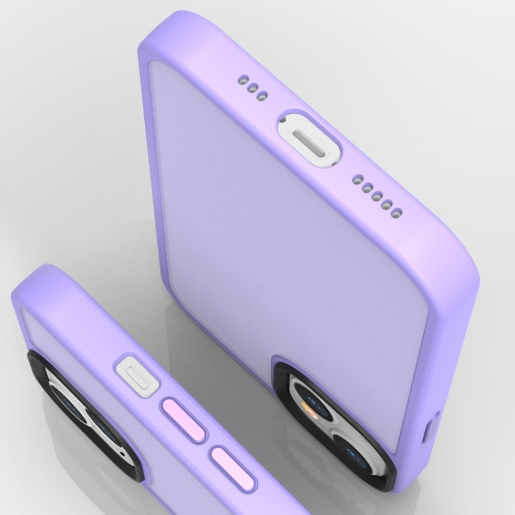 Custodia antiurto satinata traslucida per iPhone 14