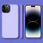Custodia antiurto satinata traslucida per iPhone 14