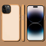 Custodia antiurto satinata traslucida per iPhone 14