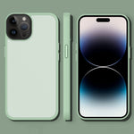 Custodia antiurto satinata traslucida per iPhone 14
