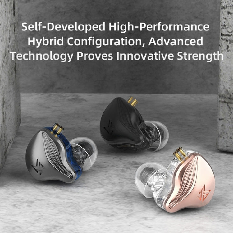 KZ-ZEX Cuffie per musica sportiva in-ear elettrostatica dinamica, With Microphone, Without Microphone