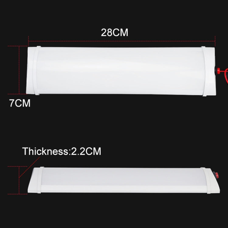 2 PCS ZS-3330 Camion LED all'interno della barra luminosa della cabina dell'automobile della luce di lettura, DC12-80V, DC12V, DC24V
