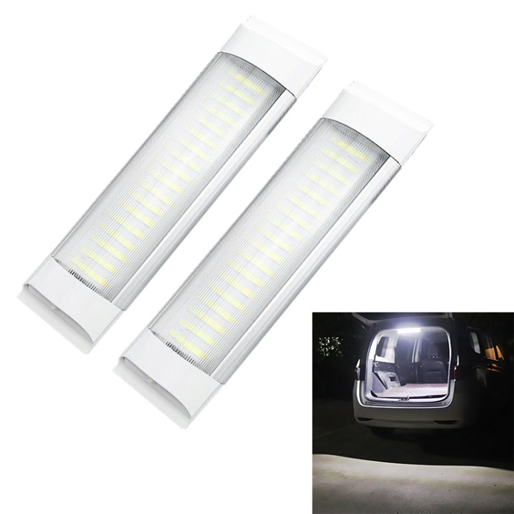 2 PCS ZS-3331 12-80V Barra luminosa per cabina con luce a cupola per camper 84LED ad alta luminosità, ZS-3331