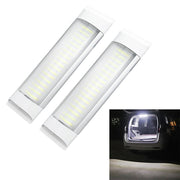2 PCS ZS-3331 12-80V Barra luminosa per cabina con luce a cupola per camper 84LED ad alta luminosità, ZS-3331
