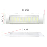 2 PCS ZS-3331 12-80V Barra luminosa per cabina con luce a cupola per camper 84LED ad alta luminosità, ZS-3331