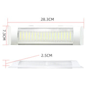 2 PCS ZS-3331 12-80V Barra luminosa per cabina con luce a cupola per camper 84LED ad alta luminosità, ZS-3331