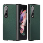 Custodia protettiva pieghevole per telefono con motivo incrociato, For Samsung Galaxy Z Fold4 5G