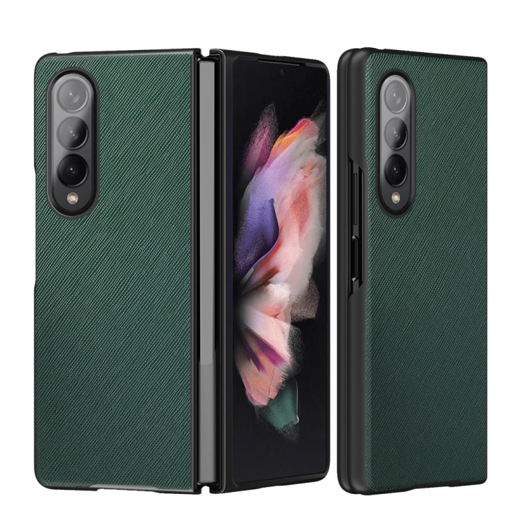 Custodia protettiva pieghevole per telefono con motivo incrociato, For Samsung Galaxy Z Fold4 5G