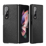 Custodia protettiva pieghevole per telefono con motivo incrociato, For Samsung Galaxy Z Fold4 5G