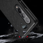 Custodia protettiva pieghevole per telefono con motivo incrociato, For Samsung Galaxy Z Fold4 5G