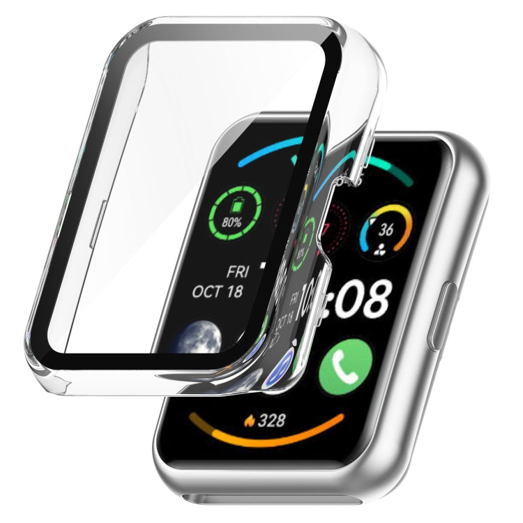 Custodia per orologio integrata in PC + vetro temperato, For Huawei Watch Fit 2 / Fit 2 Active