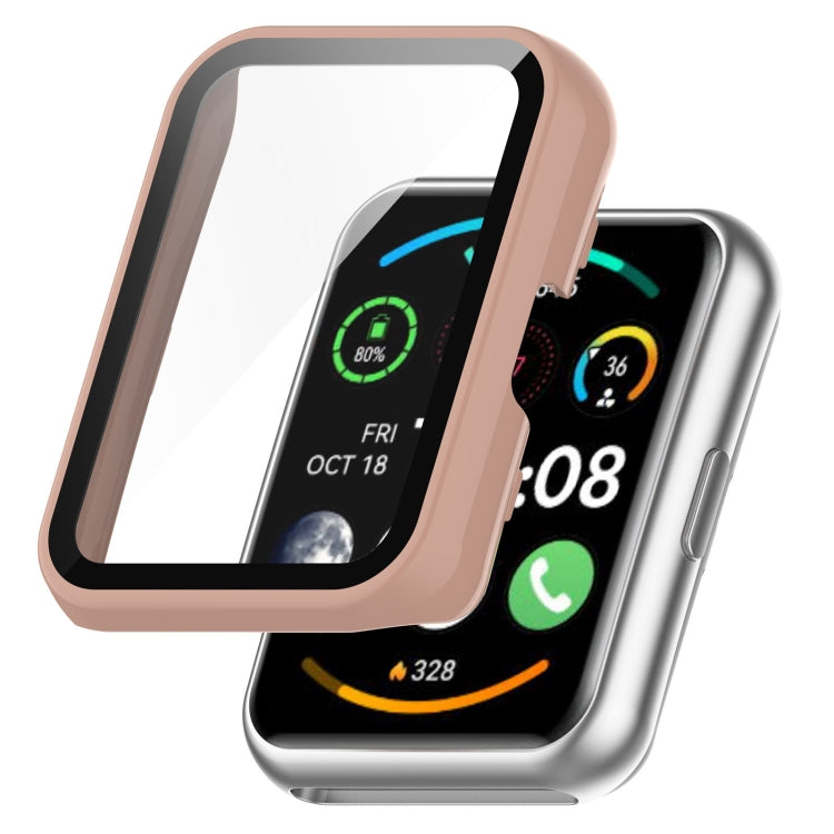 Custodia per orologio integrata in PC + vetro temperato, For Huawei Watch Fit 2 / Fit 2 Active