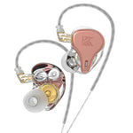 KZ-DQ6S Cuffie In-Ear con subwoofer dinamico a tre unità, With Microphone, Without Microphone