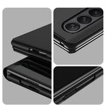 Custodia per telefono antiurto con specchio a vibrazione galvanica singola, For Samsung Galaxy Z Fold4 5G
