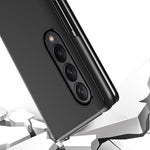 Custodia per telefono antiurto con specchio a vibrazione galvanica singola, For Samsung Galaxy Z Fold4 5G