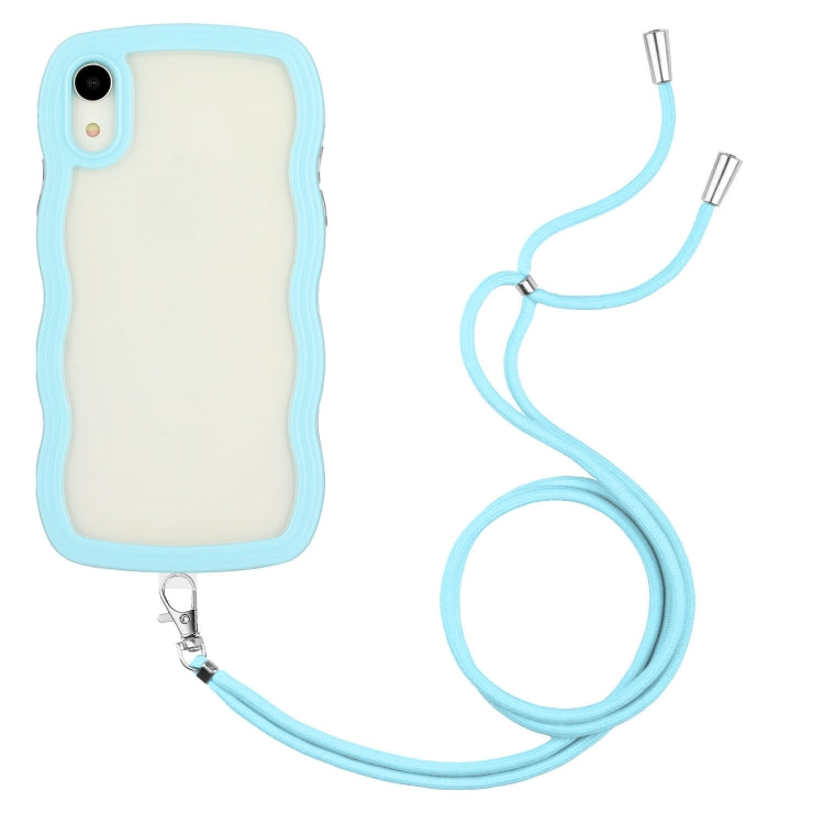 Custodia TPU trasparente con cordino per iPhone SE 2022