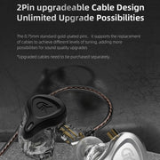 Cuffie in-ear con subwoofer dinamico GK G5, With Microphone, Without Microphone