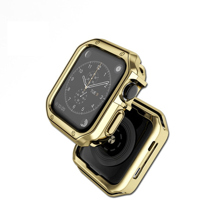 Custodia per orologio con telaio in TPU, For Apple Watch Series 9 / 8 / 7 41mm, For Apple Watch Series 9 / 8 / 7 45mm, For Apple Watch Series 6 & SE & 5 & 4 44mm, For Apple Watch Series 6 & SE & 5 & 4 40mm, For Apple Watch Series 3 & 2 & 1 42mm