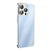 Custodia per telefono antiurto con hardware smerigliato placcato, For iPhone 14, For iPhone 14 Plus, For iPhone 14 Pro, For iPhone 14 Pro Max