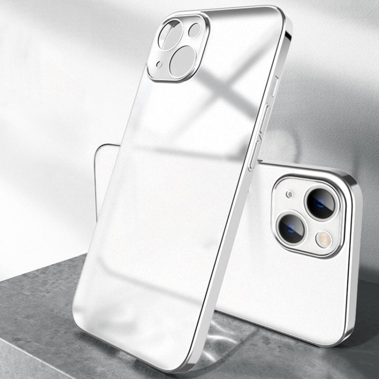 Cassa del telefono antiurto smerigliata di placcatura, For iPhone 14, For iPhone 14 Plus, For iPhone 14 Pro, For iPhone 14 Pro Max