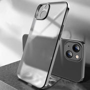 Cassa del telefono antiurto smerigliata di placcatura, For iPhone 14, For iPhone 14 Plus, For iPhone 14 Pro, For iPhone 14 Pro Max
