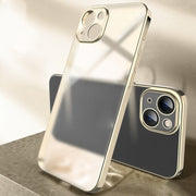 Cassa del telefono antiurto smerigliata di placcatura, For iPhone 14, For iPhone 14 Plus, For iPhone 14 Pro, For iPhone 14 Pro Max