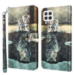 Custodia per cellulare in pelle flip modello pittura 3D, For Samsung Galaxy A22 4G / M32 4G, For Sony Xperia 1 IV