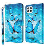 Custodia per cellulare in pelle flip modello pittura 3D, For Samsung Galaxy A22 4G / M32 4G, For Sony Xperia 1 IV