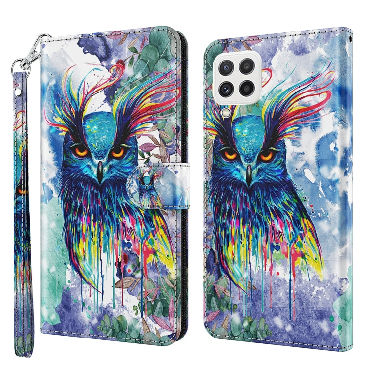 Custodia per cellulare in pelle flip modello pittura 3D, For Samsung Galaxy A22 4G / M32 4G, For Sony Xperia 1 IV