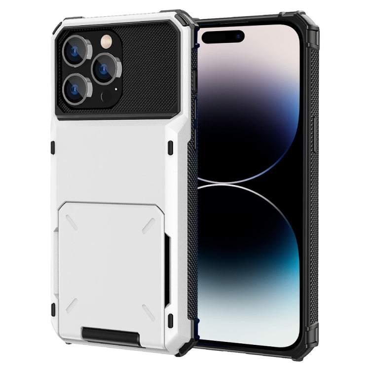 Custodia protettiva per armatura robusta antiurto resistente ai graffi con slot per schede, For iPhone 14 Pro Max
