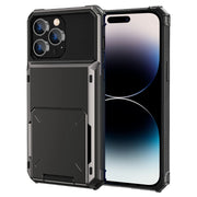 Custodia protettiva per armatura robusta antiurto resistente ai graffi con slot per schede, For iPhone 14 Pro Max