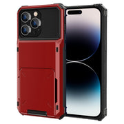 Custodia protettiva per armatura robusta antiurto resistente ai graffi con slot per schede, For iPhone 14 Pro Max