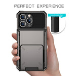 Custodia protettiva con slot carte per iPhone 14 Pro Max