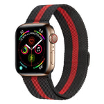 Cinturino per orologio in acciaio inossidabile milanese per la serie Apple Watch, 7 45mm / 6&SE&5&4 44mm / 3&2&1 42mm