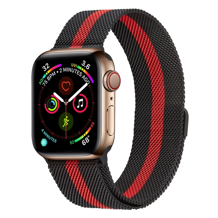 Cinturino per orologio in acciaio inossidabile milanese per la serie Apple Watch, 7 45mm / 6&SE&5&4 44mm / 3&2&1 42mm