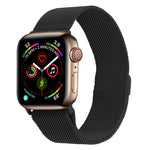 Cinturino per orologio in acciaio inossidabile milanese per la serie Apple Watch, 7 45mm / 6&SE&5&4 44mm / 3&2&1 42mm