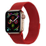 Cinturino per orologio in acciaio inossidabile milanese per la serie Apple Watch, 7 45mm / 6&SE&5&4 44mm / 3&2&1 42mm