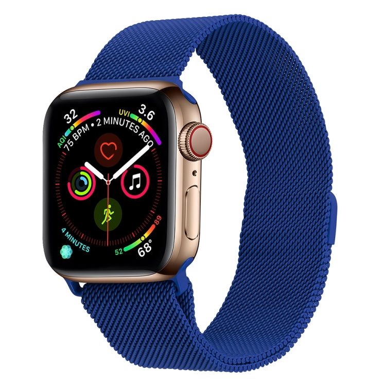 Cinturino per orologio in acciaio inossidabile milanese per la serie Apple Watch, 7 45mm / 6&SE&5&4 44mm / 3&2&1 42mm