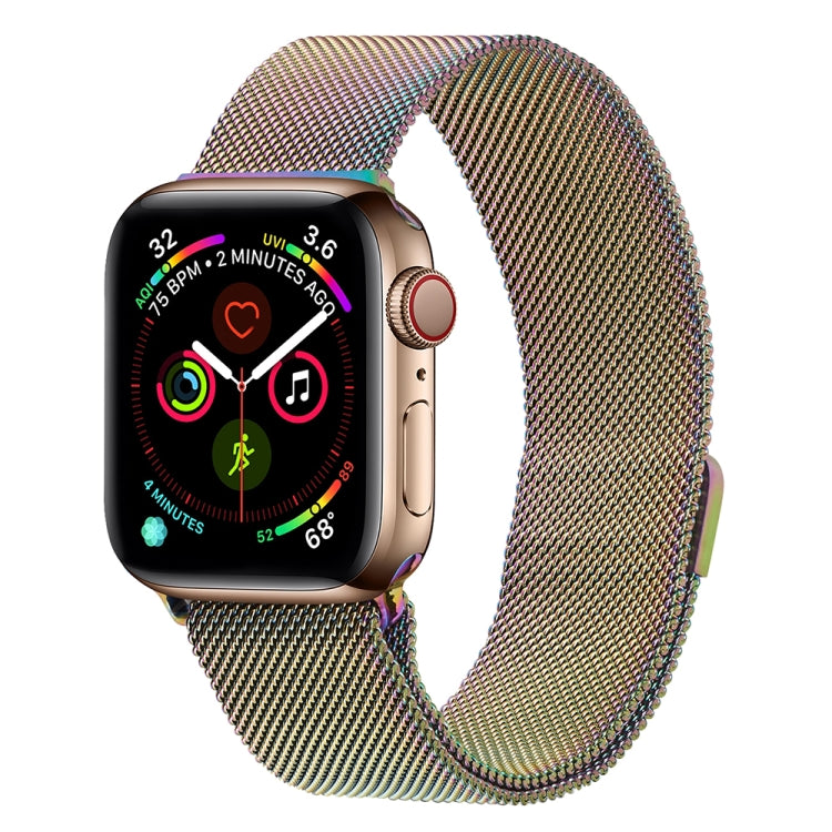 Cinturino per orologio in acciaio inossidabile milanese per la serie Apple Watch, 7 45mm / 6&SE&5&4 44mm / 3&2&1 42mm