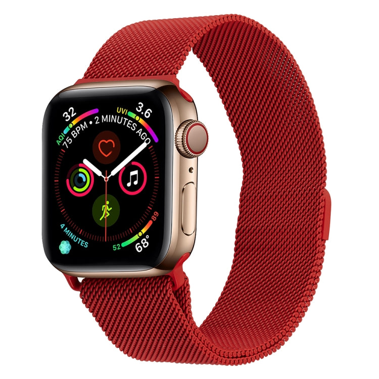 Cinturino per orologio in acciaio inossidabile milanese per la serie Apple Watch, 7 41mm / 6&SE&5&4 40mm / 3&2&1 38mm