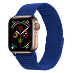 Cinturino per orologio in acciaio inossidabile milanese per la serie Apple Watch, 7 41mm / 6&SE&5&4 40mm / 3&2&1 38mm