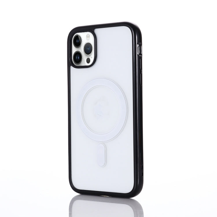 Custodia trasparente con cornice colorata per iPhone 14 Pro